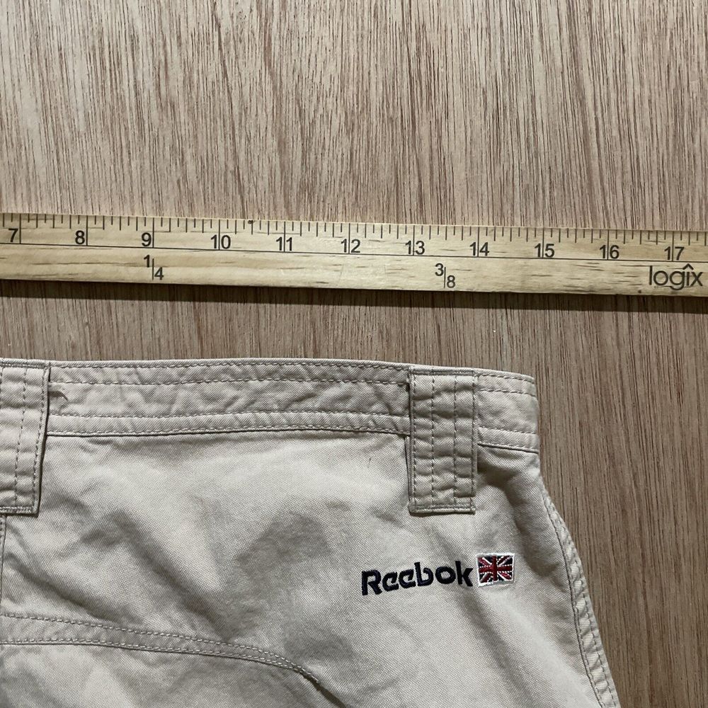 Vintage Reebok Classic Womens Size M Beige Hiking‎ Camping Capri Pants Cargo - Picture 7 of 7